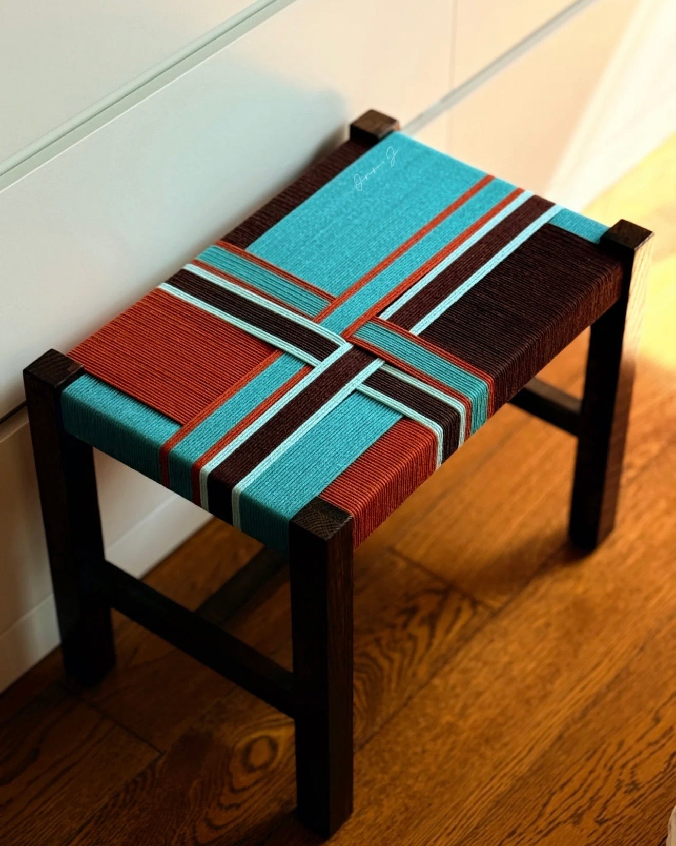 Woven Seat Stool No.2