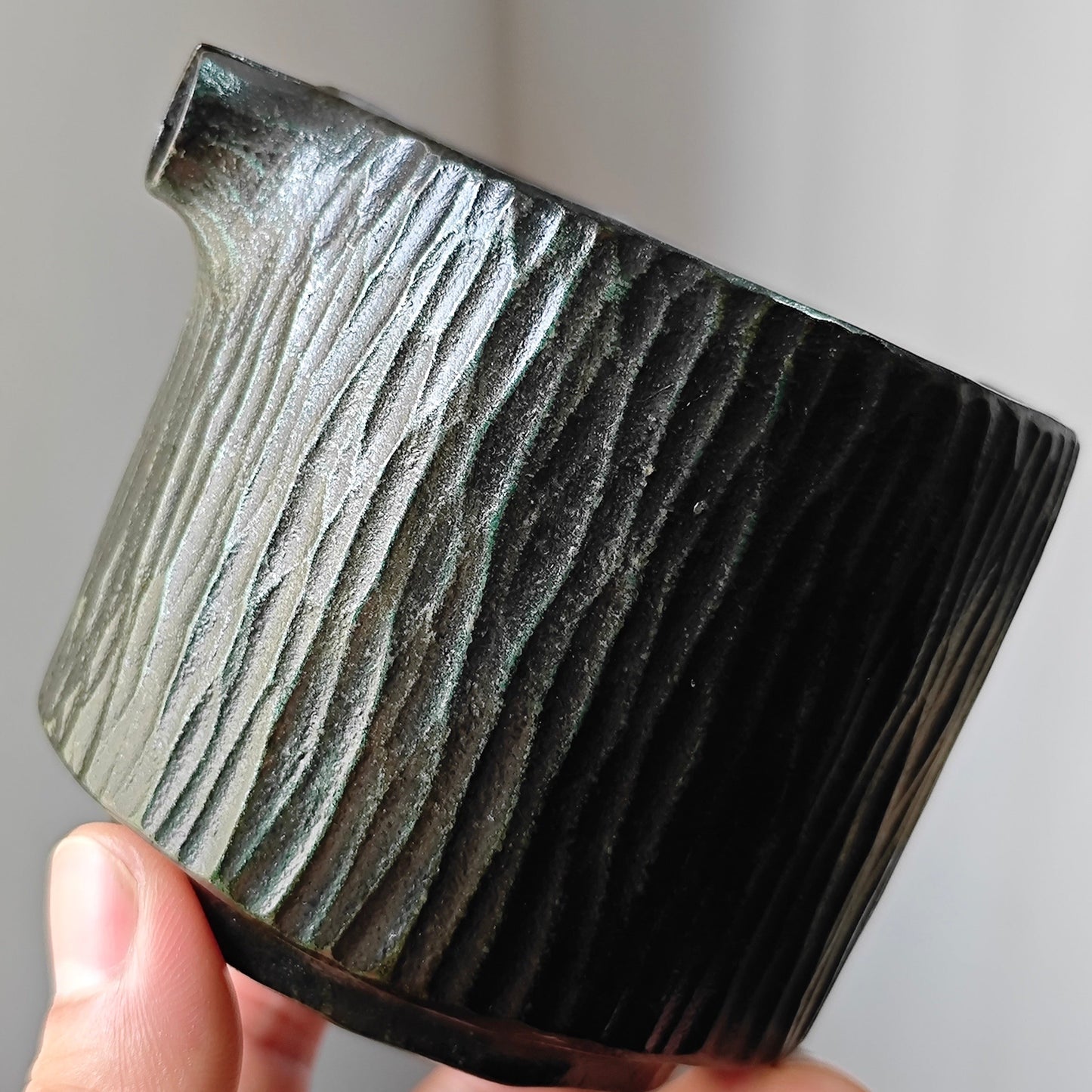 Hand-Carved Wooden Sharing Cup | For Tea or Coffee