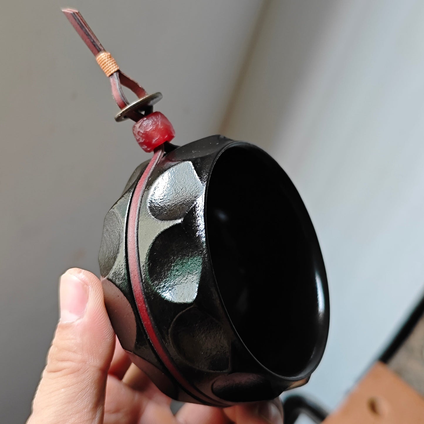 LingLong Burmese Teak Lacquered Delicate Bowl