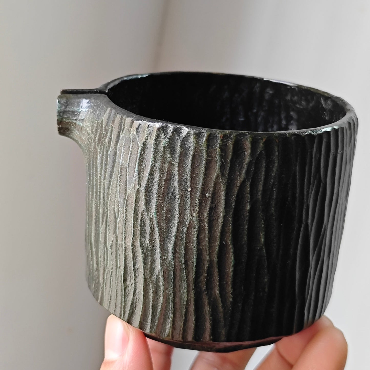 Hand-Carved Wooden Sharing Cup | For Tea or Coffee