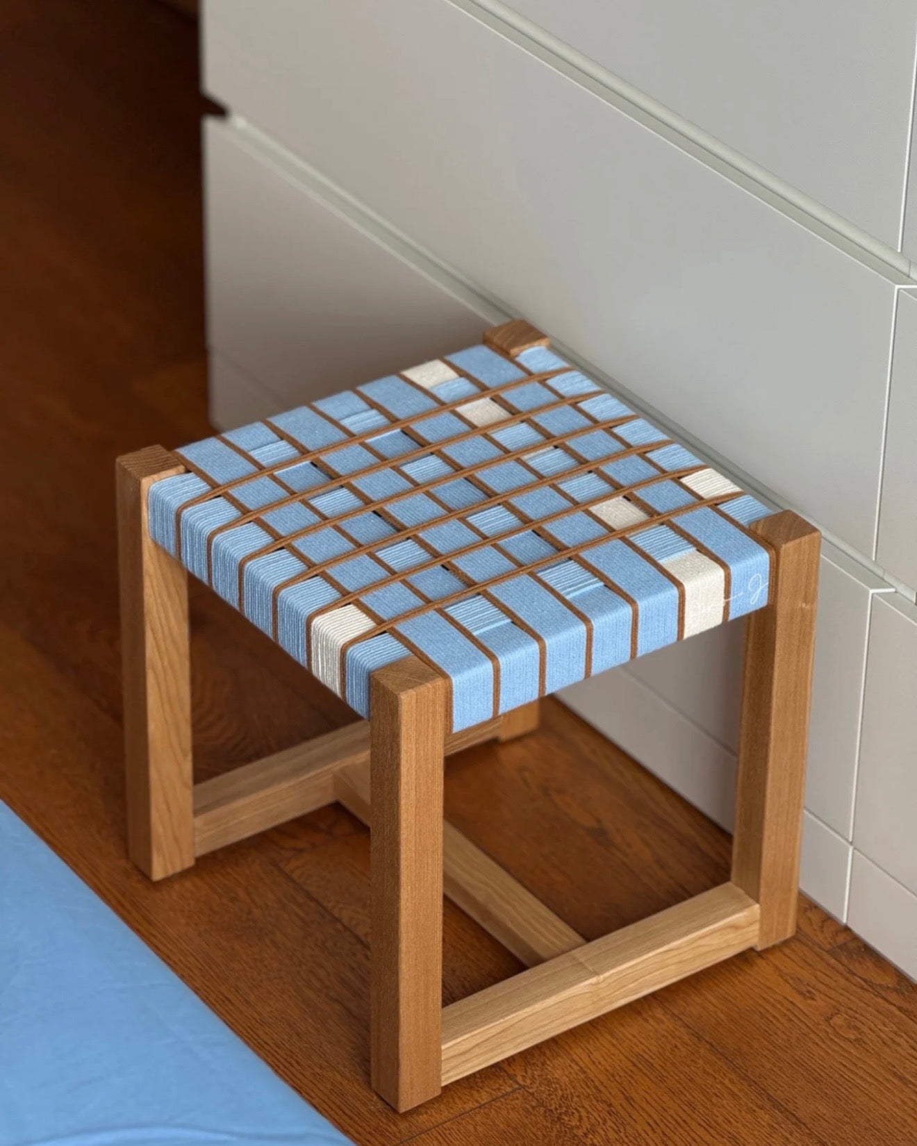 Woven Seat Stool No.3