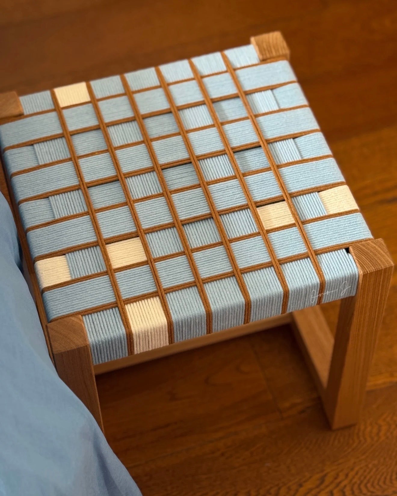 Woven Seat Stool No.3