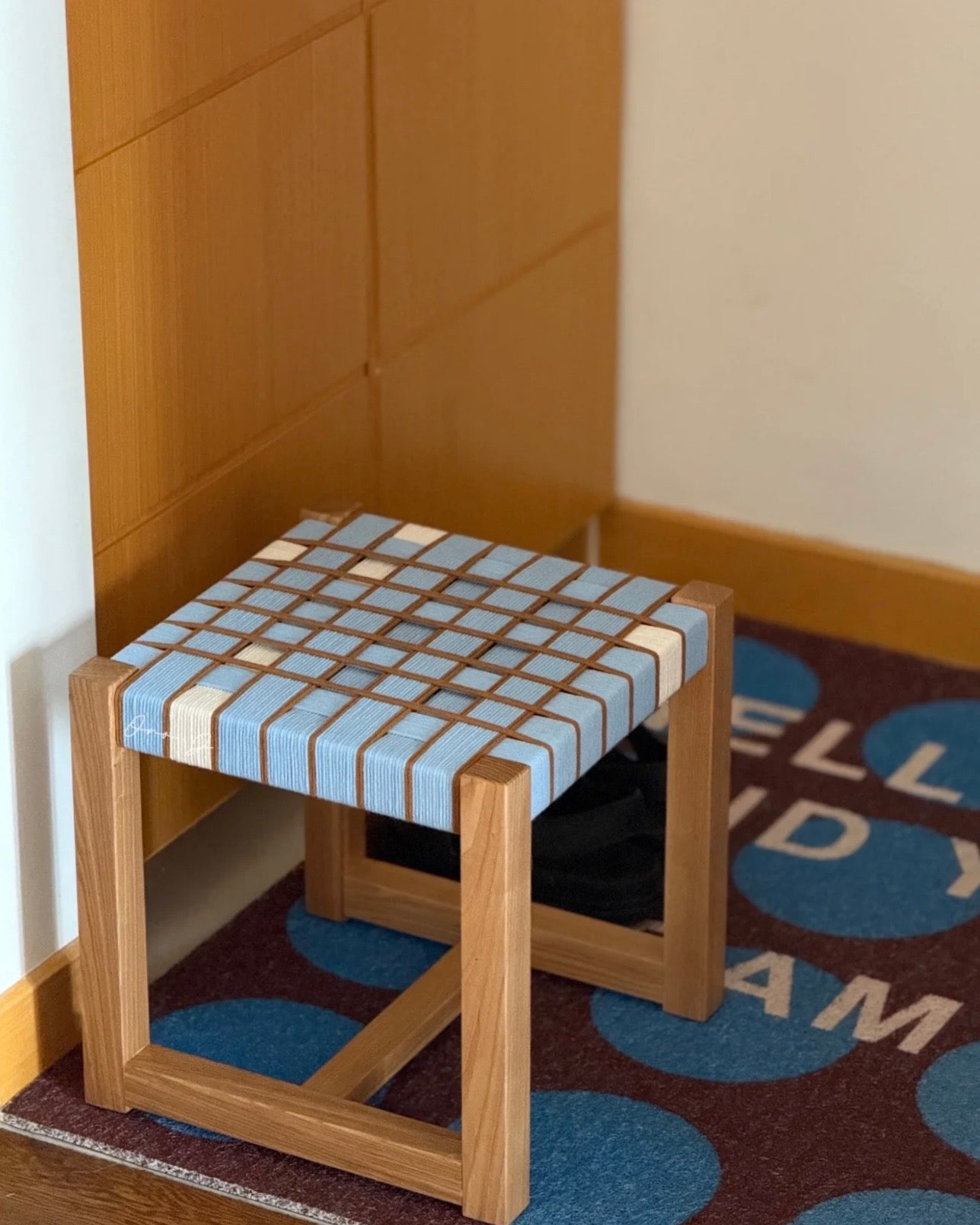 Woven Seat Stool No.3