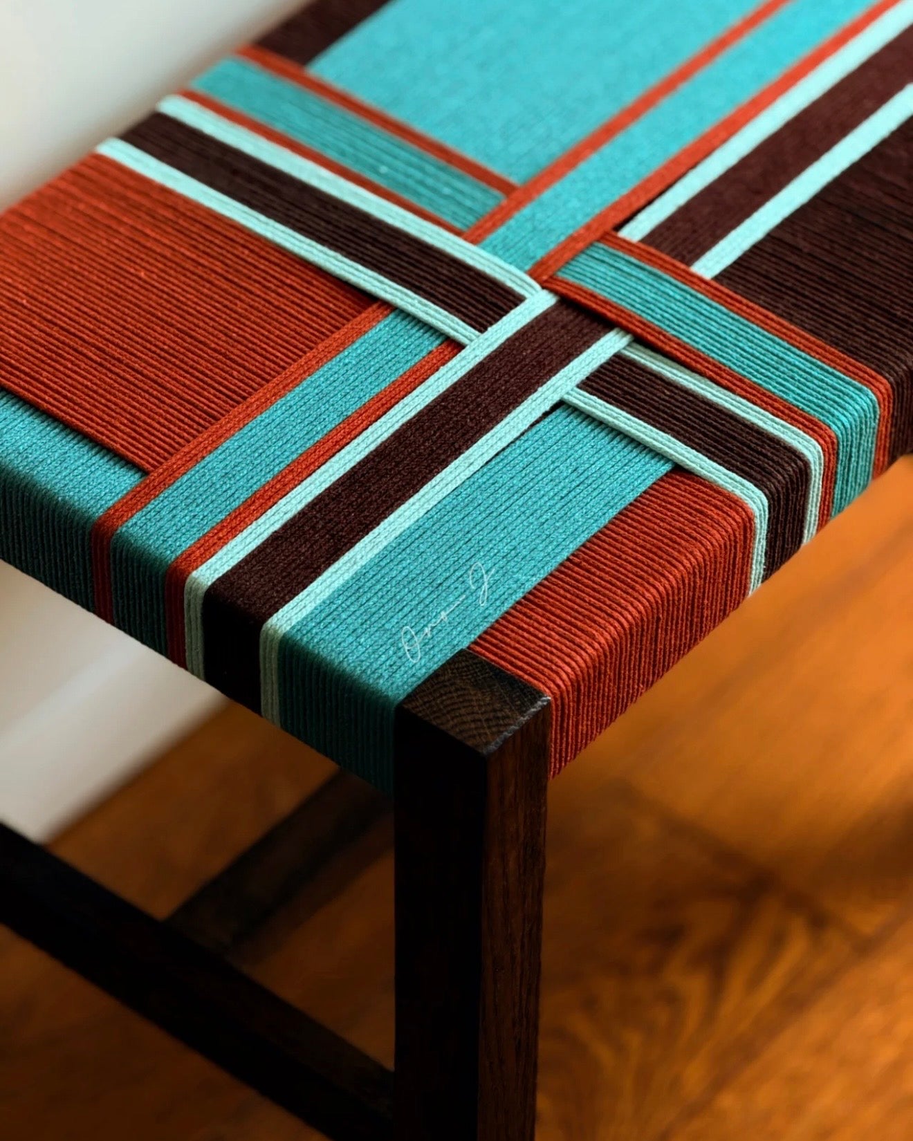 Woven Seat Stool No.2