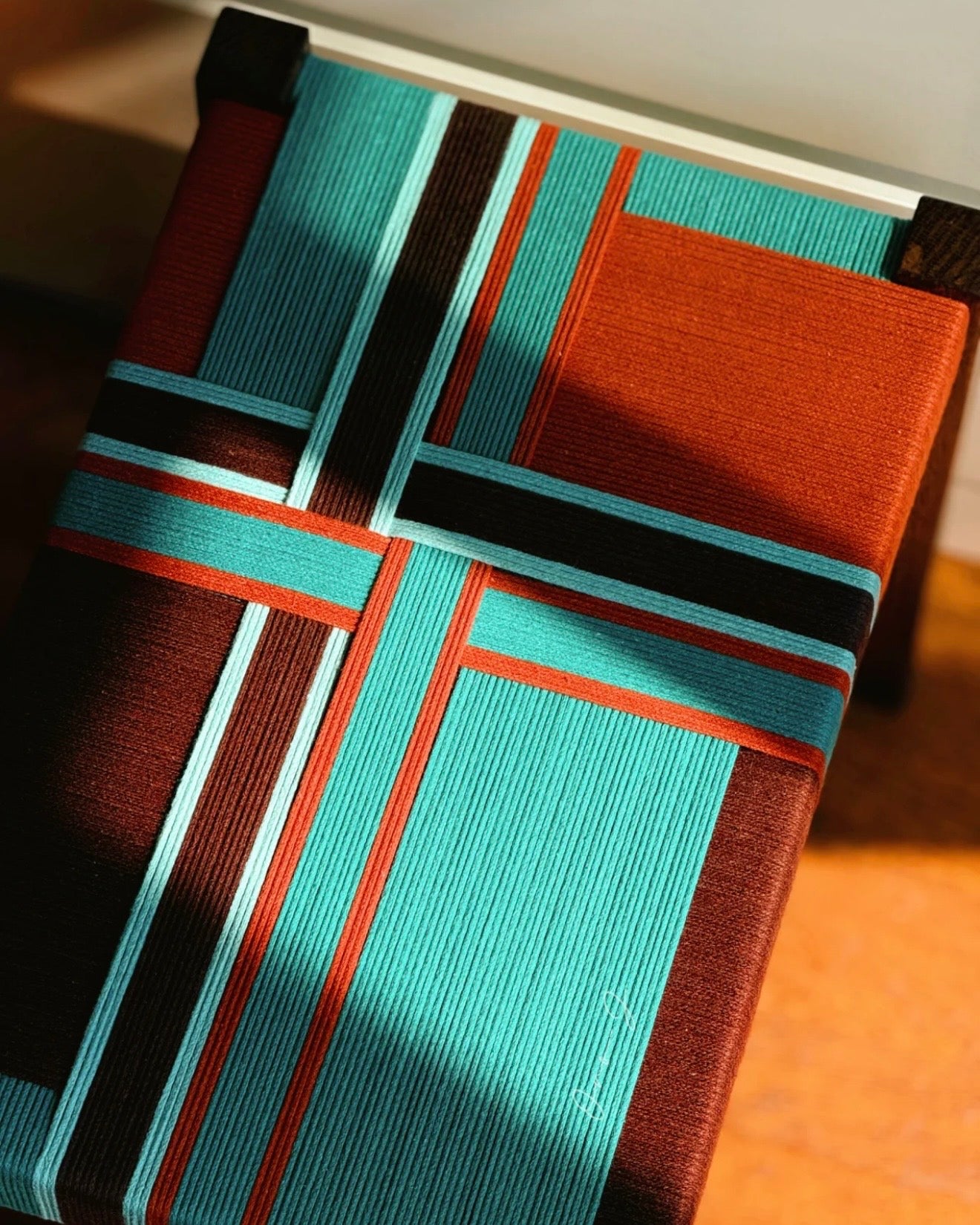 Woven Seat Stool No.2