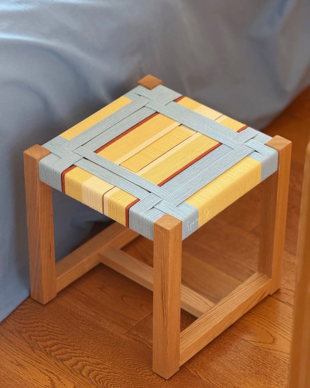 Woven Seat Stool No.4