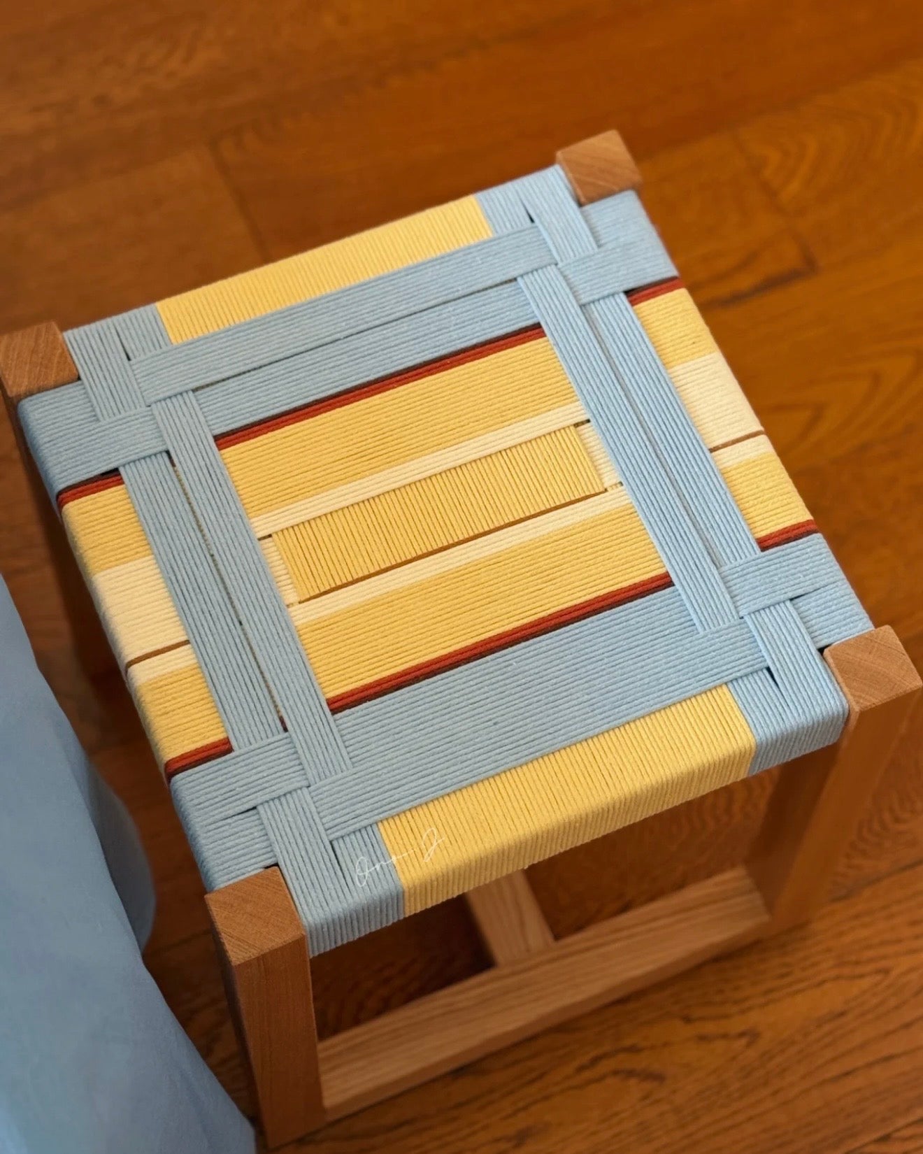 Woven Seat Stool No.4