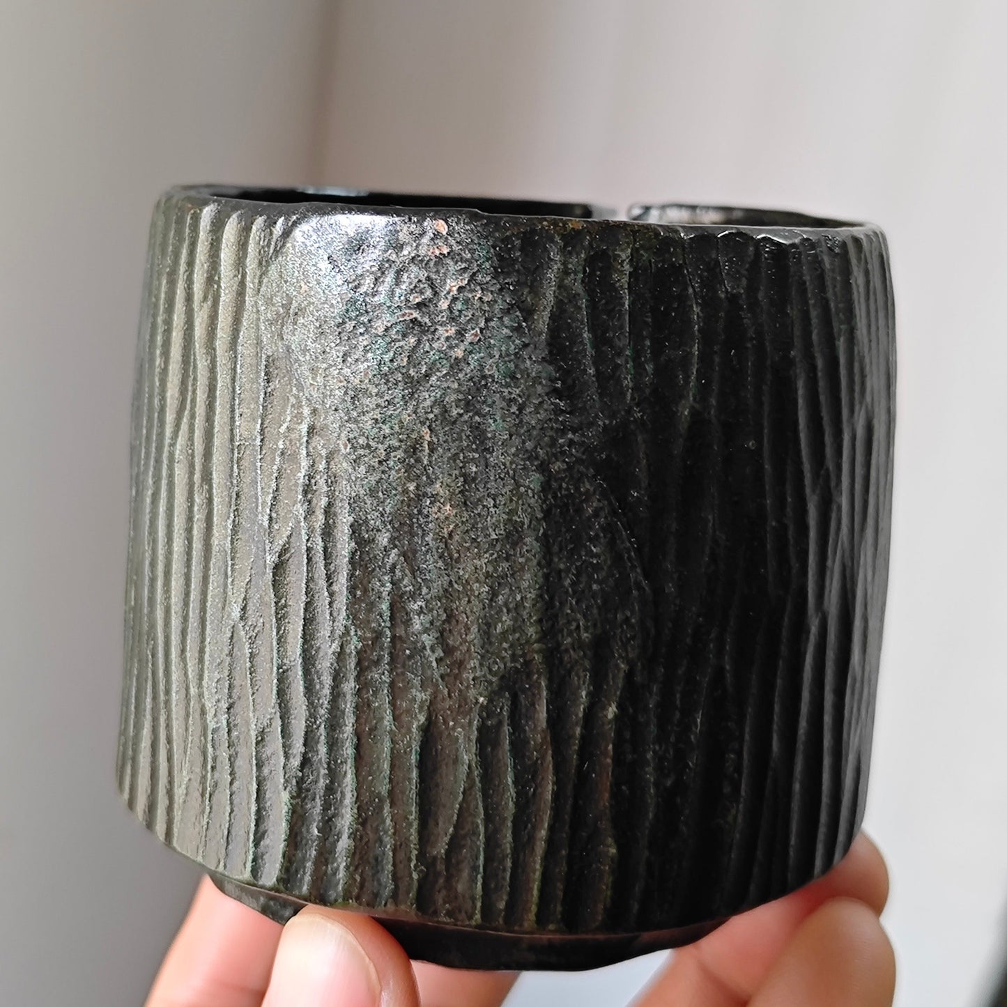 Hand-Carved Wooden Sharing Cup | For Tea or Coffee